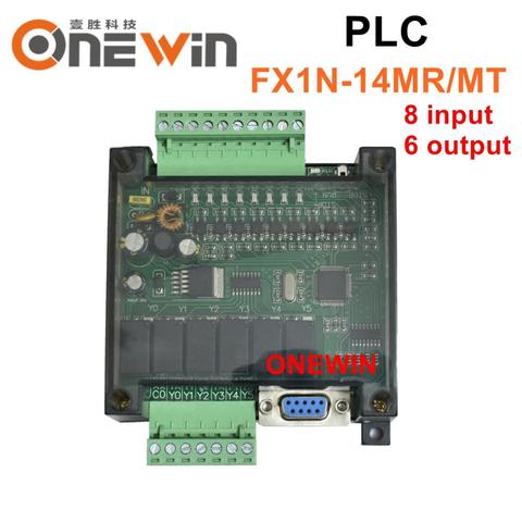 FX1N-14MR FX1N-14MT Placa de control industrial PLC 8 entrada 6 salida módulo programable ► Foto 1/2