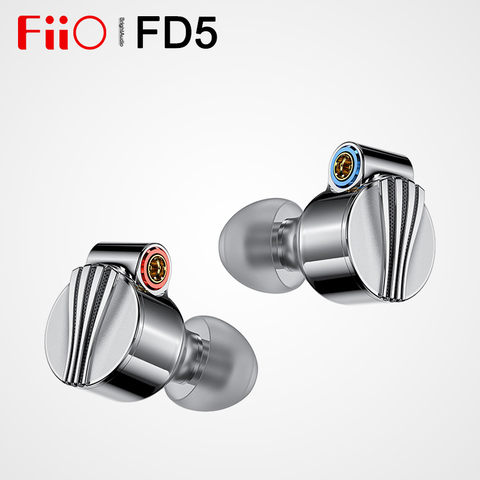 Fiio-auriculares para monitor FD5, con recubrimiento de berilio dinámico, con tubos de sonido intercambiables de 2,5/3,5/4,4mm y conector de Audio MMCX ► Foto 1/6