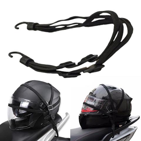 Tensor de correa de cuerda elástica para casco de motocicleta, correa elástica retráctil para equipaje, 60cm ► Foto 1/6