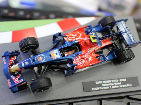 Toro-Rosso STR3-2008 para Mora 1 F1, coche de carreras fundido a presión para regalo de colección, nuevos modelos 1/43 ► Foto 1/6