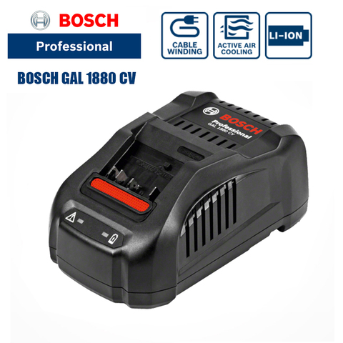 Bosch de herramienta de poder cargador de batería de litio 12V Original y 18V/1,5/2,0/3,0/4,0/5,0/6.0AH GAL1880CV cargador rápido ► Foto 1/6