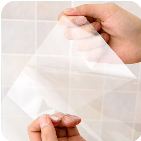 Pegatina impermeable y a prueba de aceite para pared, papel tapiz para cocina, Protector de pared contra salpicaduras, autoadhesivo transparente, 70x45cm ► Foto 1/6