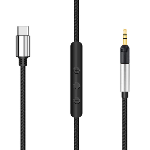 Adaptador USB, USB tipo C de reemplazo de Cable de extensión de Cable de Audio Technica ATH-M70X ATH-M60X ATH-M50X ATH-M40X ATH M70X M60X M50X auriculares ► Foto 1/6