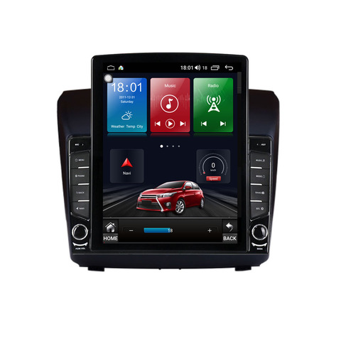 Radio Multimedia con GPS para coche, Radio con reproductor, Android 9,7, 10,1 pulgadas, navegador, RDS, para Isuzu D-MAX, Chevrolet S10, tipo Tesla ► Foto 1/5