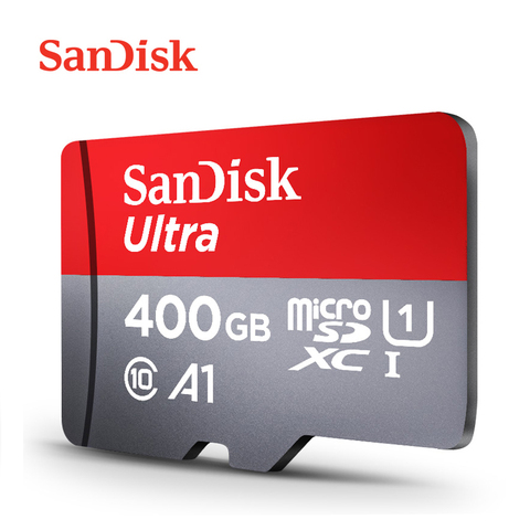 SanDisk-tarjeta de memoria Ultra, 64GB, 128GB, 256GB, 400GB, 32GB, 16GB, microSDHC, TF, Clase 10, A1, UHS-I ► Foto 1/6