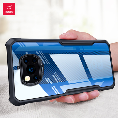 Funda POCO X3, funda de teléfono Xundd, cubierta a prueba de golpes, fundas ajustadas, carcasa transparente, para funda de Xiaomi pocofone Poco X3 NFC ► Foto 1/6