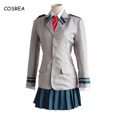 Anime mi héroe Academia Izuku Midoriya abrigo para disfraz Cosplay corbata colegiala uniformes vestido de traje de mujer conjunto de ropa ► Foto 1/6