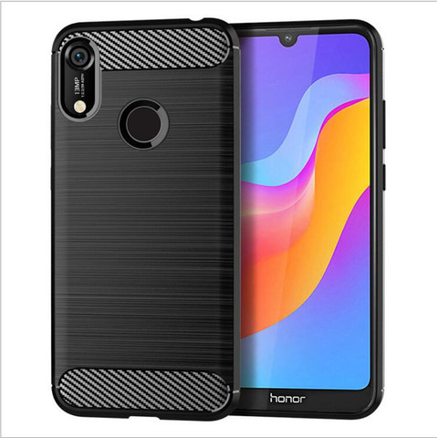 Funda de fibra de carbono para Huawei Honor 8A, carcasa a prueba de golpes para teléfono Huawei Honor 8A Pro, protección completa ► Foto 1/4