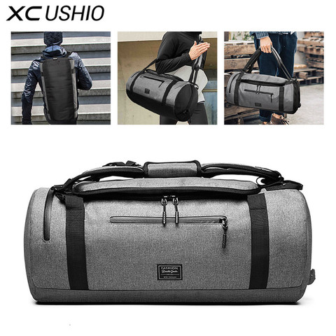 XC-Bolsa de gimnasio multifunción para hombre, Mochila deportiva para mujer, con compartimento para zapatos, para viajes, entrenamiento de Yoga ► Foto 1/6