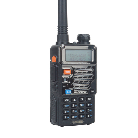 Baofeng-walkie-taklie VHF/UHF de banda dual, radio FM portátil de dos vías con auricular, UV-5RB ► Foto 1/6