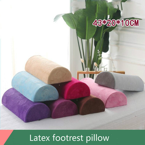 Almohada reposapiés de látex para salón de belleza, cojín para los pies desmontable, soporte de fumigación, herramienta para Spa ► Foto 1/6