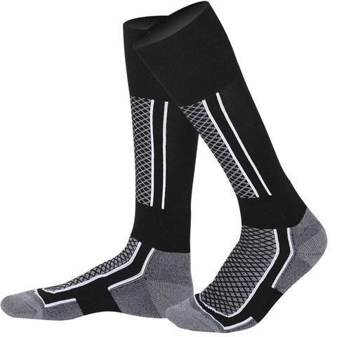 Calcetines térmicos de esquí para hombre y mujer, de algodón grueso, cálidos, para ciclismo, Snowboard, senderismo, para invierno ► Foto 1/5