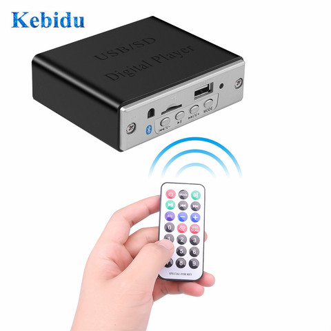 KEBIDU-REPRODUCTOR de música MP3 inalámbrico para coche, módulo de Audio de Radio FM, CC de 12V, Bluetooth, placa decodificadora de MP3, compatible con MP3/USB/FM ► Foto 1/6