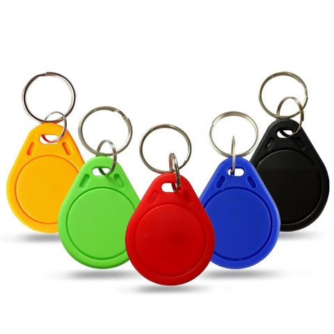 Etiqueta RFID duplicable EM4305 T5577, copia reescribible, copia, 125KHz, tarjeta EM4100, ficha de proximidad, anillo Keyfobs, 6 colores ► Foto 1/3