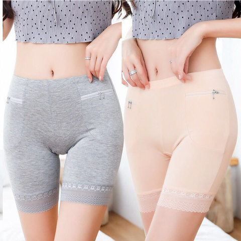 Ladies'Underwear bragas de las mujeres bolsillo Braga pantalón de protección mujer ropa interior Mujer ropa interior bragas talla grande ► Foto 1/6