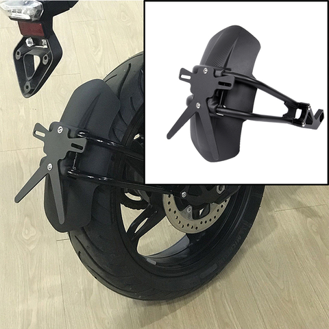 Accesorios de motocicleta negro montaje en guardabarros trasero Hugger guardabarros rueda Hugger Splash Guard para 2017-2022 BMW G310GS G310R ► Foto 1/6