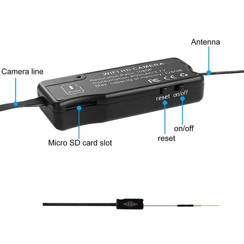 HomeEye-Módulo WIFI S09, conjunto completo de accesorios de CCTV, 90 grados, batería integrada de 1080 mah, 400 P, nuevo ► Foto 1/6