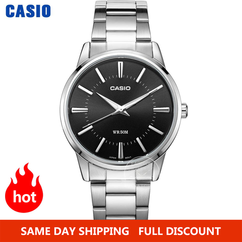 Hombres reloj de Casio reloj de marca de fábrica superior lujo conjunto cuarzo reloj militar 50m resistente al agua para hombres moda reloj de pulsera Sport relojes luminosos simple relogio masculino erkek kol saati ► Foto 1/5