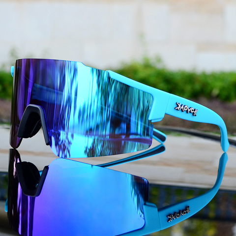 Gafas de sol para Ciclismo para hombre y mujer, lentes de marca para deportes al aire libre, Ciclismo de montaña, 1 lente ► Foto 1/6