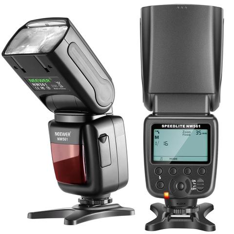 Nuevo NW561 pantalla LCD Flash Speedlite para Canon Nikon Panasonic Olympus Pentax Fijifilm y Sony con Mi zapato caliente DSLR ► Foto 1/6