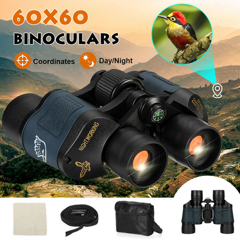 Binoculares HD de 60x60, telescopio de 160000m con coordenadas, impermeable, para caza y Camping, SCI88 ► Foto 1/6