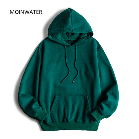 MOINWATER-sudaderas con capucha de forro polar para mujer, ropa de calle, sudadera para mujer, sudadera cálida en blanco y negro para invierno, ropa de abrigo MH2001 ► Foto 1/6