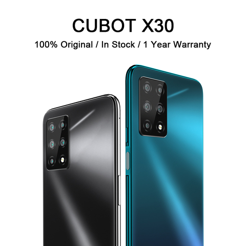 Teléfono Inteligente CUBOT X30 de 6,4 pulgadas, NFC, cámara de 48MP, cinco cámaras, 32MP, Selfie, 8 + 256GB, Android 10, 4G, LTE, versión Global, batería de 4200mAh ► Foto 1/1