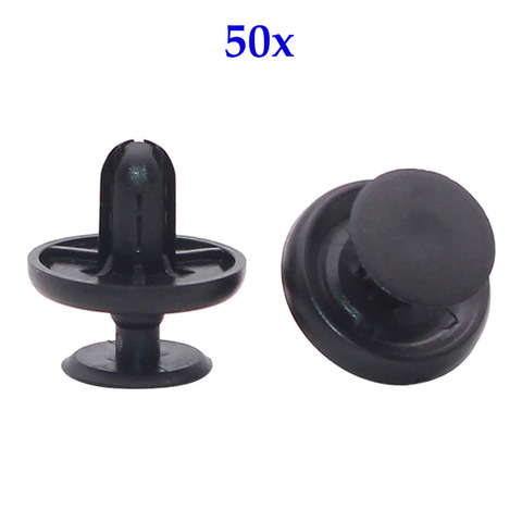 50 Uds. 7mm Clips de Remaches de Plástico Grapas para Toyota 4Runner Avalon Avensis Camry Corolla Prius Sequoia Solara Tundra Venza Yaris Lexus ES300 ES350 Clip de Retención Cubierta Debajo Protector de Motor de Coche ► Foto 1/6