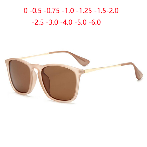 Gafas de sol polarizadas ovaladas para hombre y mujer, lentes coloridos para conducción, dioptrías de 0 a 0,5-0,75-1,0 a 6,0 ► Foto 1/6