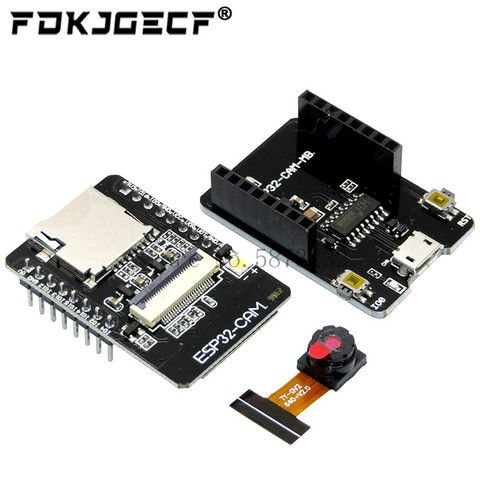 Módulo WiFi de ESP32-CAM serie ESP32 A WiFi, placa de desarrollo de cámara ESP32, 5V, Bluetooth, con módulo de cámara OV2640, Nodemcu ► Foto 1/6