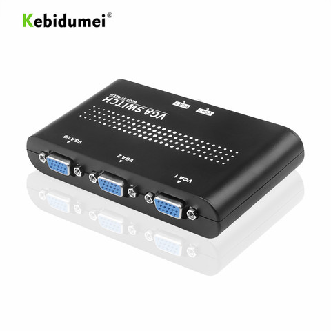Kebidumei-Selector de interruptor para compartir Manual, caja Original para LCD PC, venta al por mayor, 2 en 1, salida VGA/SVGA, novedad ► Foto 1/6