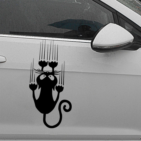 Adhesivo de gato para coche, pegatinas de vinilo para coche, decoración de ventana de coche, nuevo diseño, superventas ► Foto 1/6