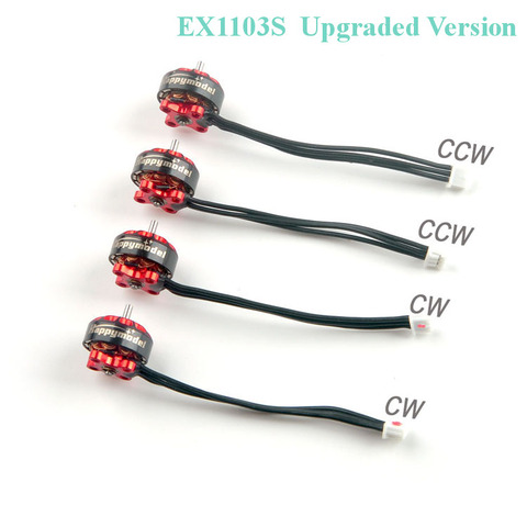 4 Uds Happymodel actualizado EX1103S 1103 7000KV 8000KV 2-3S de Motor sin escobillas para RC Drone FPV palillo Mobula7 Larva X BetaFPV ► Foto 1/5