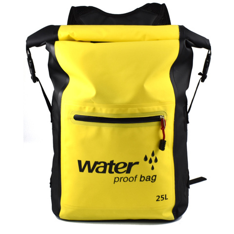 Mochila de PVC de 25L para natación al aire libre, bolsa de almacenamiento para Rafting, Kayak, canoa, bolsa seca impermeable de viaje ► Foto 1/6