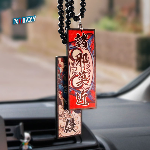 Noizzy Ward de males colgante ornamental para el carro bendición amuleto estilo Japón Auto accesorios colgante para espejo retrovisor con cuentas de acrílico ► Foto 1/5