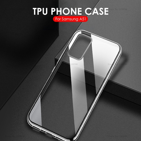 Funda de silicona TPU transparente para Samsung Galaxy A51, funda ultrafina para teléfono Samsung Galaxy A51 A71 A 51 71 2022 A50 A70 ► Foto 1/6