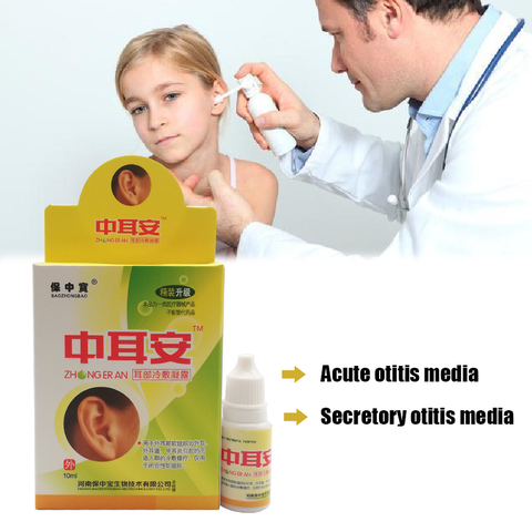 Líquido de oídos para Tinnitus, medicina Herbal china para sordos, gotas de Otitis aguda para el cuidado de la salud, gotas de limpieza del oído interno, 10ml ► Foto 1/6