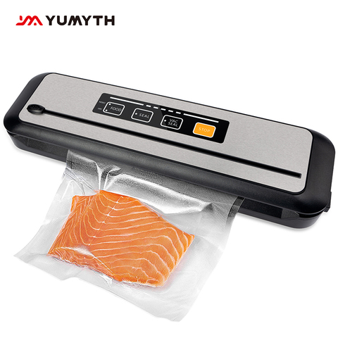 YUMYTH-sellador del vacío de la comida del hogar, máquina de envasado al vacío de bolsas Sous Vide, bolsas al vacío para almacenamiento de alimentos T287 ► Foto 1/6