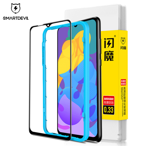 Protector de pantalla SmartDevl para móvil, vidrio templado para Huawei Honor 30 play 4t pro 8HD, Honor X10 max 20 pro V20, resistente a las huellas dactilares ► Foto 1/5