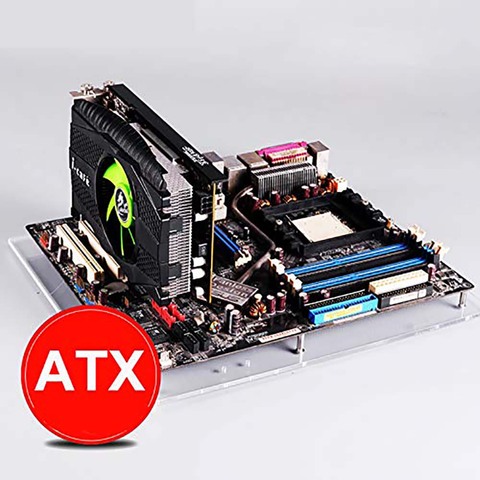 PC marco abierto banco de prueba chasis Mini ITX MATX EATX ATX placa base caja de la computadora DIY soporte de pared VESA colgador trasero titular ► Foto 1/6