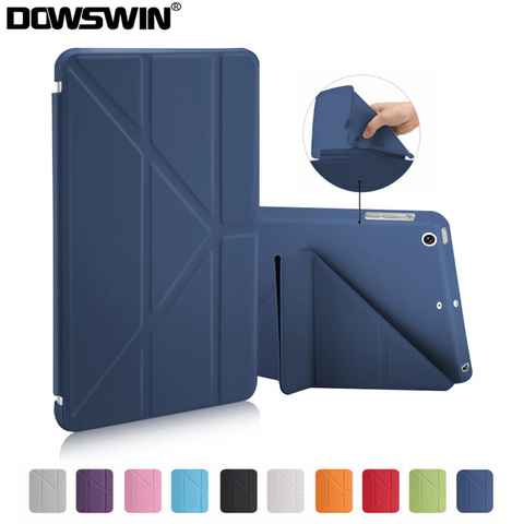 Para iPad Mini 1 2 3 4 5 7,9 pulgadas Ultra delgado PU cuero Funda para el iPad Mini 1/ 2/3 Auto dormir/despertar cubierta inteligente ► Foto 1/6