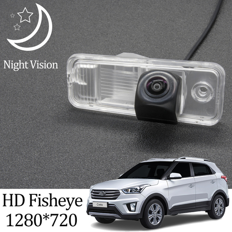 Owtosin HD 1280x720, cámara de visión trasera ojo de pez para Hyundai Creta/IX25 GS 2014 2015 2016 2017 2022, accesorios de estacionamiento para coches ► Foto 1/6