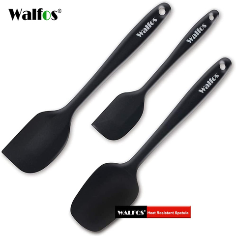 WALFOS set de 3 herramientas de cocina de silicona resistentes al calor juego de utensilios de cocina herramientas para hornear pastelería espátula cuchara turner Accesorios ► Foto 1/6