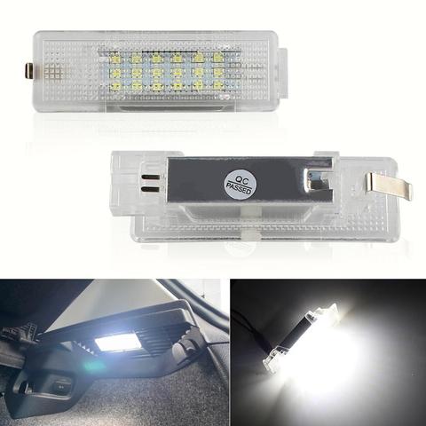 Luces blancas para el compartimento del equipaje del maletero del coche, lámpara Interior para VW Golf Jetta Passat CC B6 B7 Sharan Caddy, 12V, 6000K, 2 uds. ► Foto 1/6