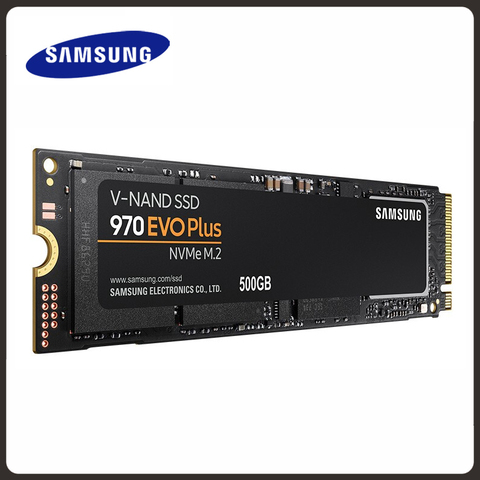 SAMSUNG-disco duro SSD M.2 de 1TB, 970 EVO Plus, 500G, 250G, HD, NVMe, HDD, M2 2280, unidad interna de estado sólido para ordenador portátil ► Foto 1/6