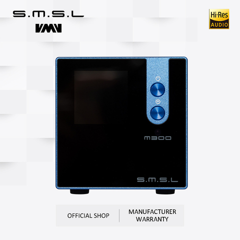 SMSL-Audio M300 MKII DAC AK4497 Native DSD512, PCM768kHz, USB, Coaxial óptico, Bluetooth 5,0, entrada de salida de línea equilibrada, nueva versión ► Foto 1/6