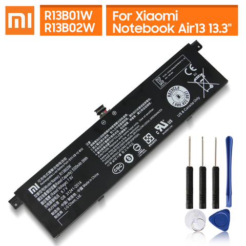 Batería de repuesto Original R13B01W, para Xiaomi Mi Notebook Air 13, 13,3 