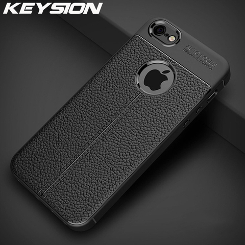 Funda KEYSION a prueba de golpes para iPhone SE 2022 nueva funda de silicona de cuero para iPhone 11 Pro Max XR XS Max 8 7 6 6s Plus 5 SE ► Foto 1/6