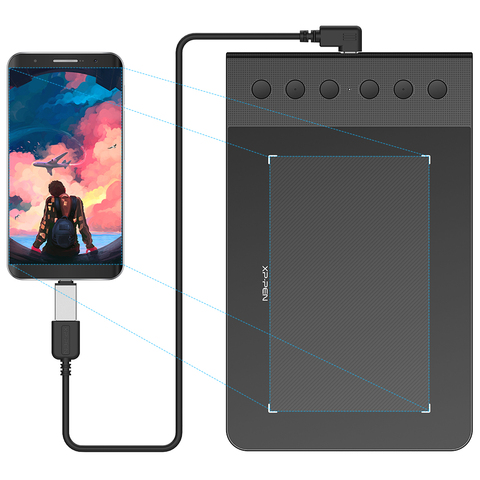 XP-Pen Star G640S tableta gráfica tableta de dibujo ¡tabletas de bolígrafo digital para OSU! Con lápiz óptico 8192 de presión para Android ► Foto 1/6