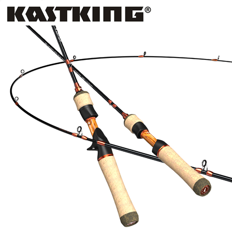 KastKing-Sistema de finura de cebo Zephyr, caña de pescar de fundición giratoria UL, fibra de carbono, 2 piezas, 1,53-1,8 m, 1-8g, para pesca de trucha ► Foto 1/6